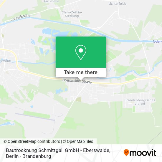 Bautrocknung Schmittgall GmbH - Eberswalde map