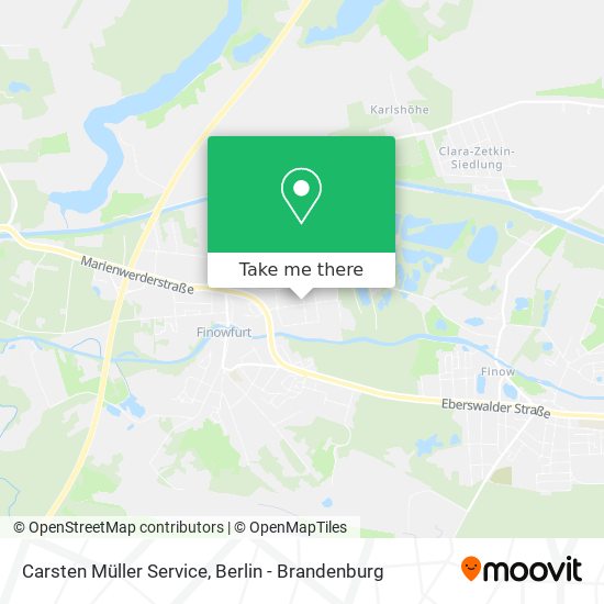 Carsten Müller Service map