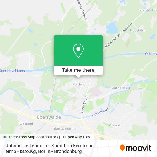 Johann Dettendorfer Spedition Ferntrans GmbH&Co.Kg map