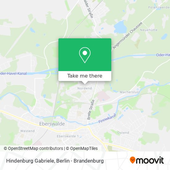 Hindenburg Gabriele map