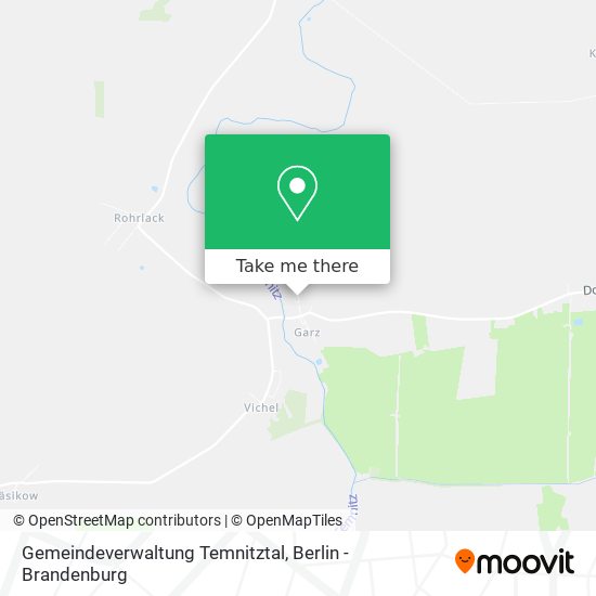 Карта Gemeindeverwaltung Temnitztal