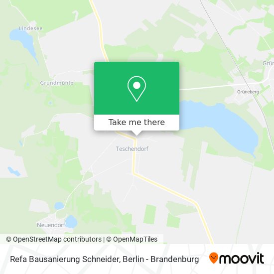 Refa Bausanierung Schneider map