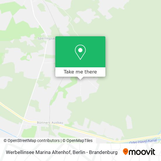 Werbellinsee Marina Altenhof map