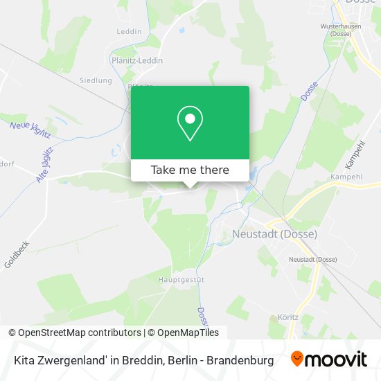 Kita Zwergenland' in Breddin map