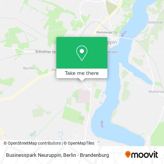 Карта Businesspark Neuruppin