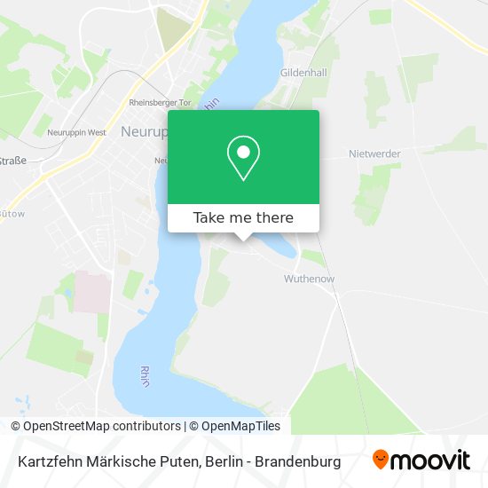 Kartzfehn Märkische Puten map