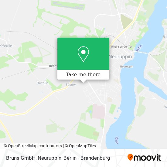 Bruns GmbH, Neuruppin map