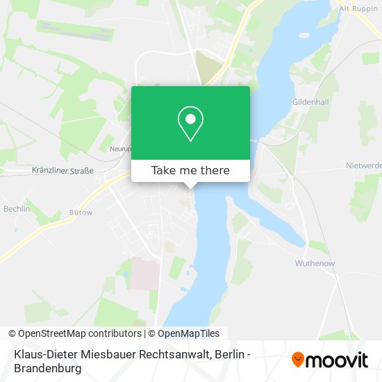 Klaus-Dieter Miesbauer Rechtsanwalt map