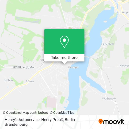 Henry's Autoservice, Henry Preuß map