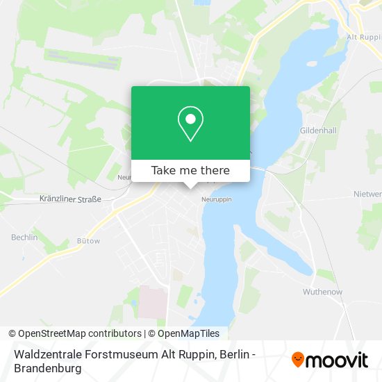 Waldzentrale Forstmuseum Alt Ruppin map