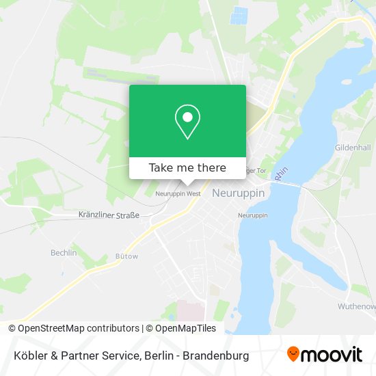 Köbler & Partner Service map