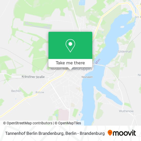 Карта Tannenhof Berlin Brandenburg