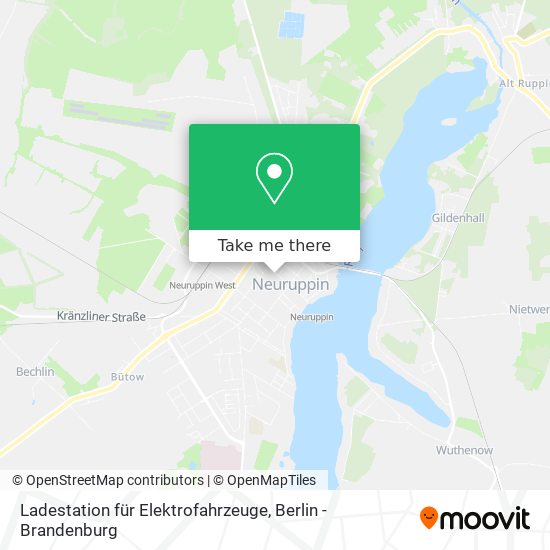 Карта Ladestation für Elektrofahrzeuge