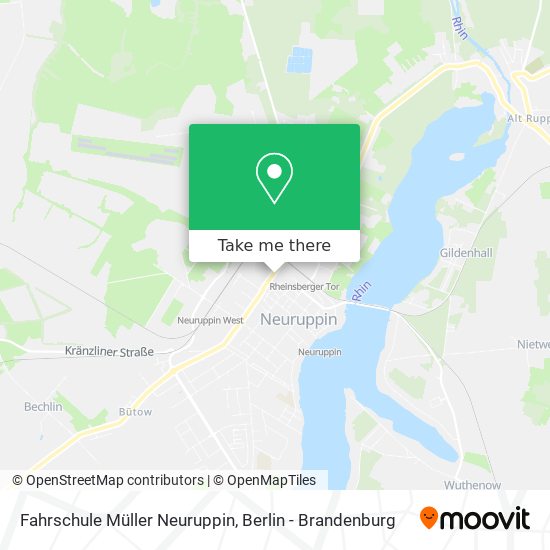 Карта Fahrschule Müller Neuruppin