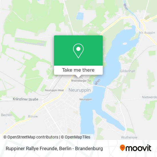 Ruppiner Rallye Freunde map