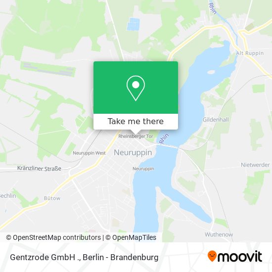 Карта Gentzrode GmbH .
