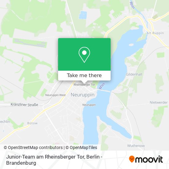 Junior-Team am Rheinsberger Tor map