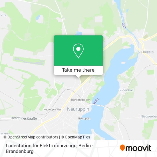 Карта Ladestation für Elektrofahrzeuge