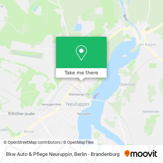 Карта Bkw Auto & Pflege Neuruppin