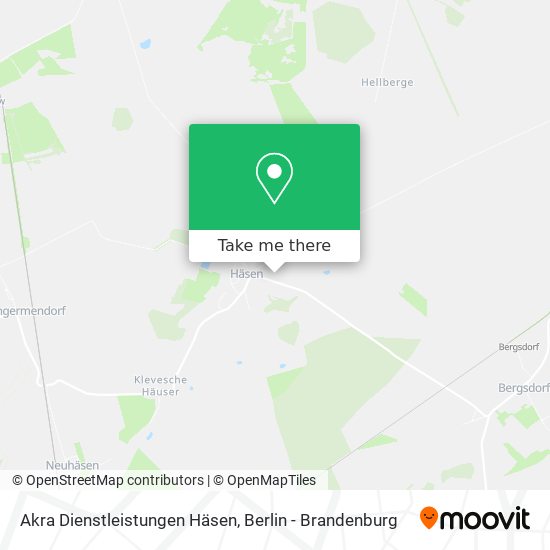 Карта Akra Dienstleistungen Häsen