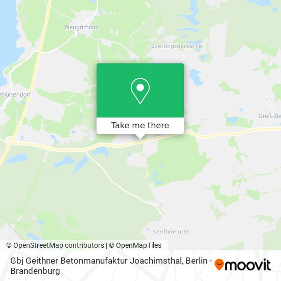 Gbj Geithner Betonmanufaktur Joachimsthal map