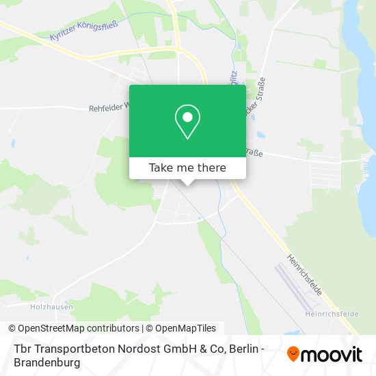 Tbr Transportbeton Nordost GmbH & Co map