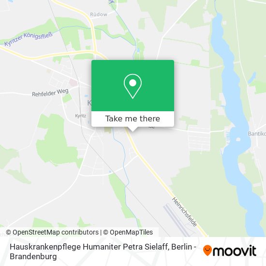 Карта Hauskrankenpflege Humaniter Petra Sielaff