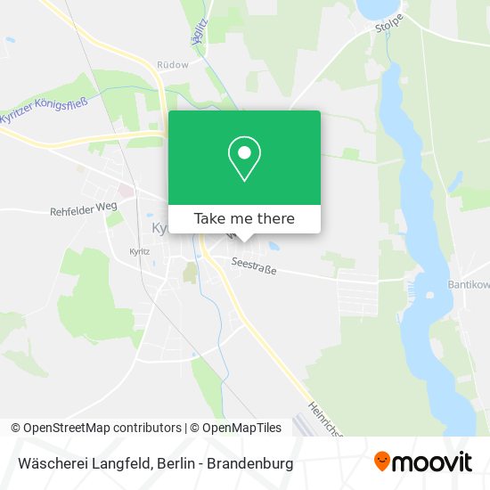 Wäscherei Langfeld map