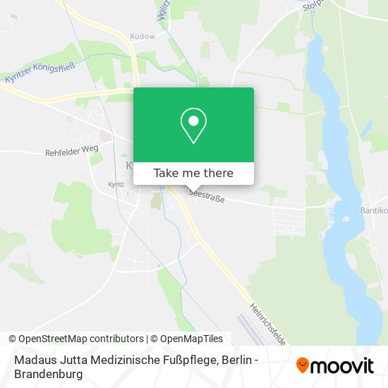 Карта Madaus Jutta Medizinische Fußpflege