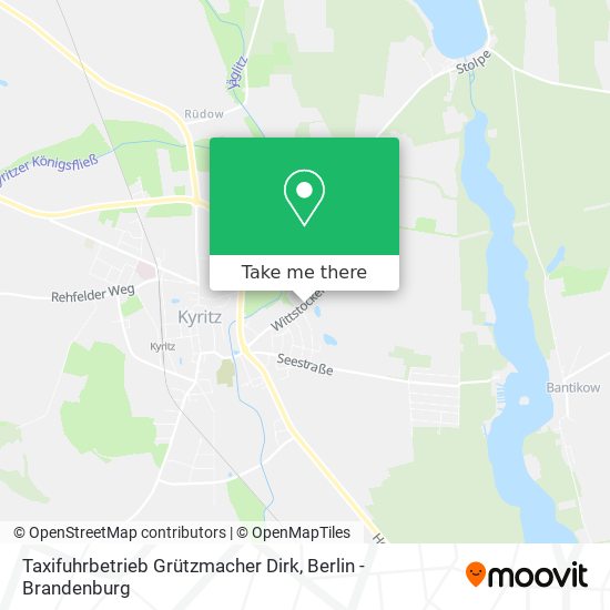 Карта Taxifuhrbetrieb Grützmacher Dirk