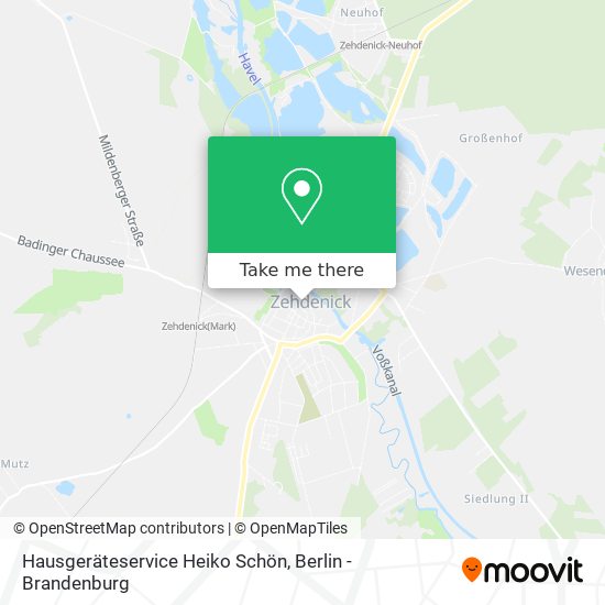 Hausgeräteservice Heiko Schön map