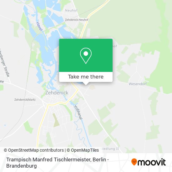 Trampisch Manfred Tischlermeister map