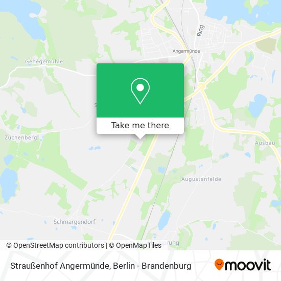 Straußenhof Angermünde map