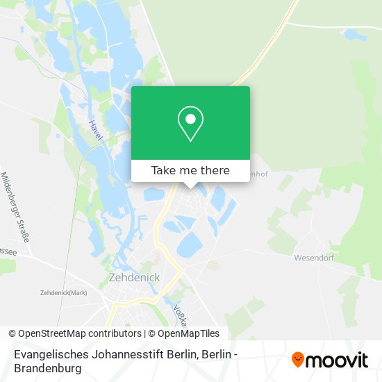 Evangelisches Johannesstift Berlin map