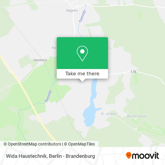 Wida Haustechnik map