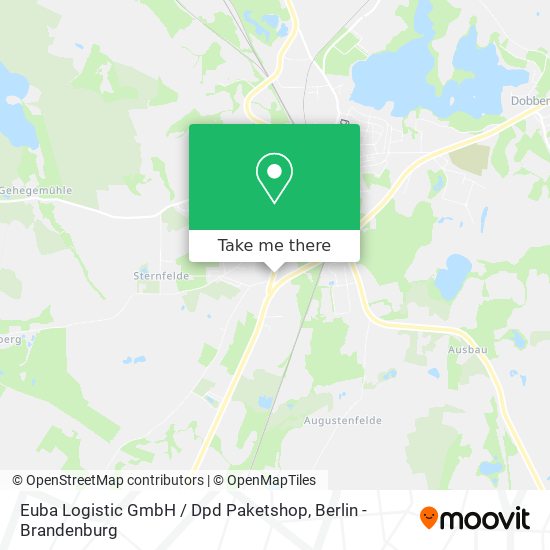 Euba Logistic GmbH / Dpd Paketshop map