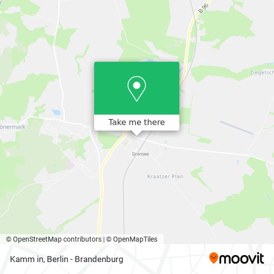Kamm in map