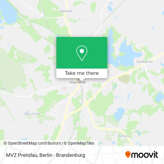 MVZ Prenzlau map
