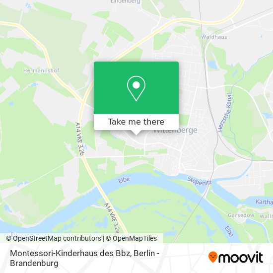 Карта Montessori-Kinderhaus des Bbz