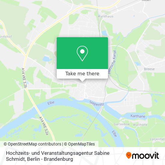 Hochzeits- und Veranstaltungsagentur Sabine Schmidt map