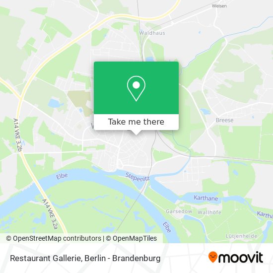 Карта Restaurant Gallerie
