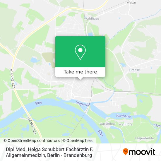 Dipl.Med. Helga Schubbert Fachärztin F. Allgemeinmedizin map