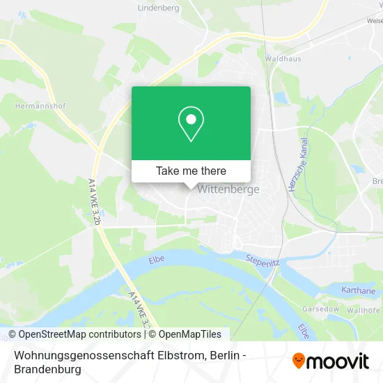Карта Wohnungsgenossenschaft Elbstrom