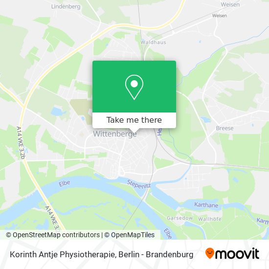 Korinth Antje Physiotherapie map