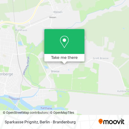 Sparkasse Prignitz map