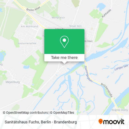 Sanitätshaus Fuchs map