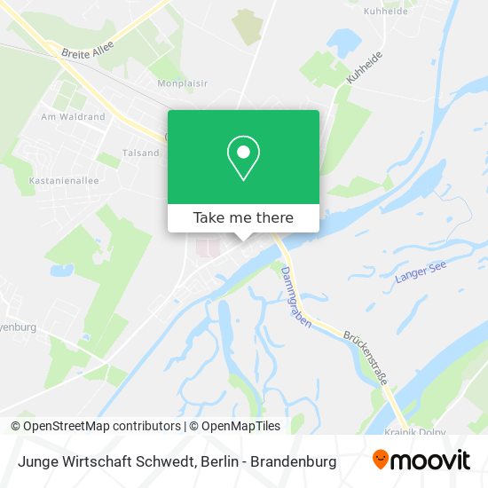 Junge Wirtschaft Schwedt map
