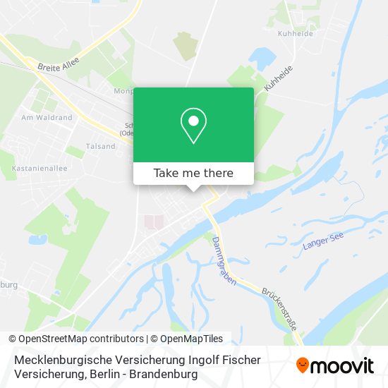 Mecklenburgische Versicherung Ingolf Fischer Versicherung map