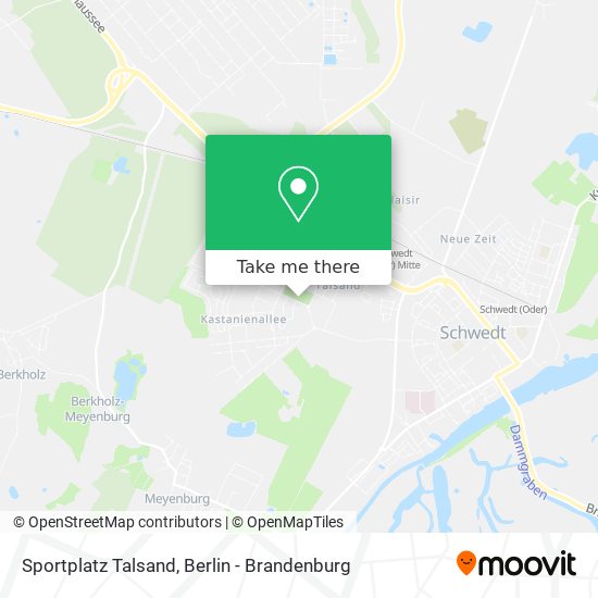 Sportplatz Talsand map