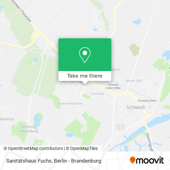 Sanitätshaus Fuchs map